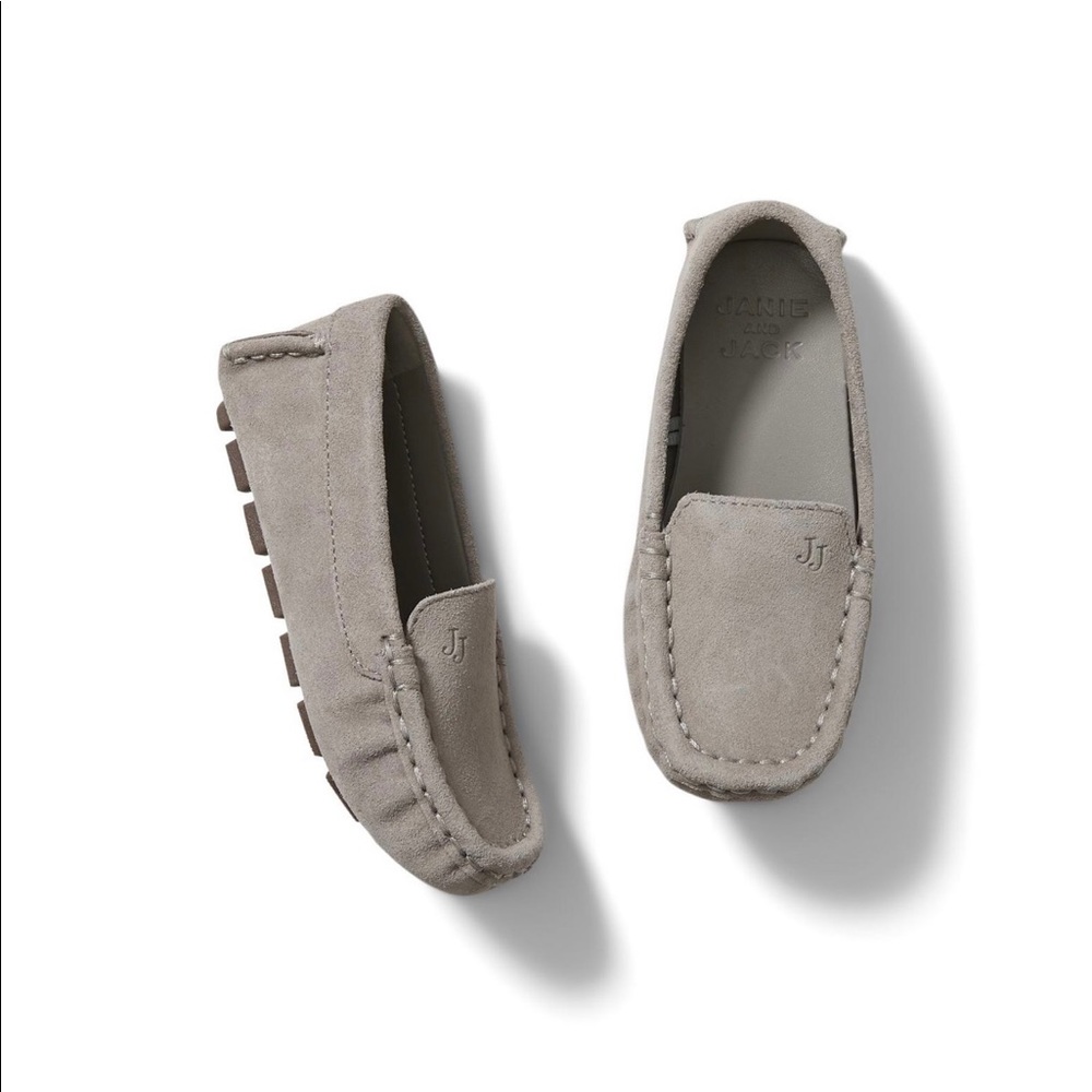 Janie & Jack Suede Driving Shoe 8T